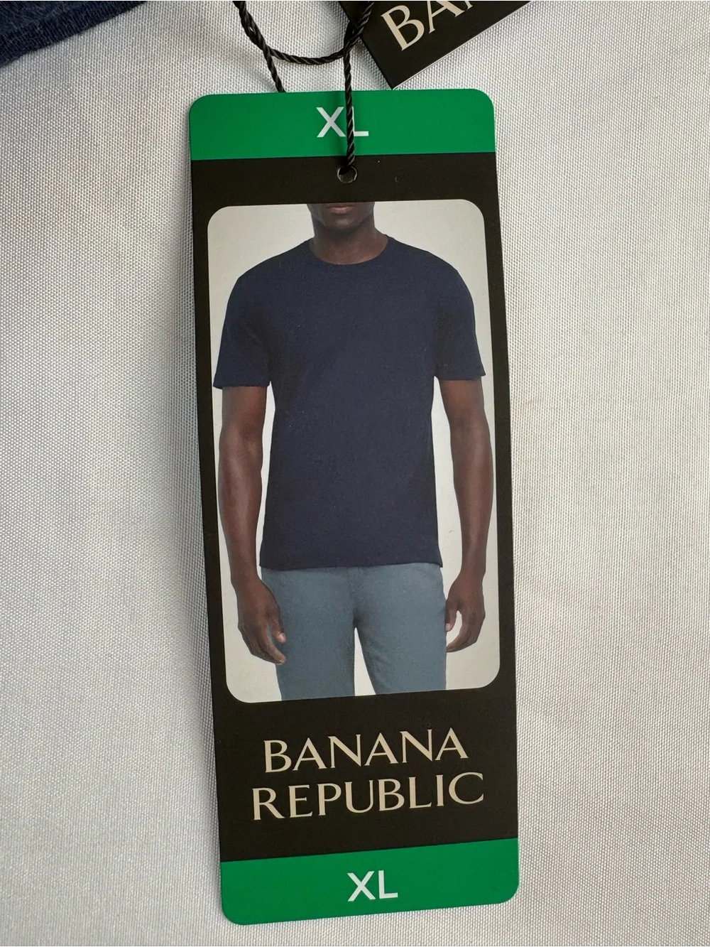 Banana Republic Navy Short Sleeve Crew Tee